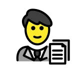 Man Office Worker SVG Icon